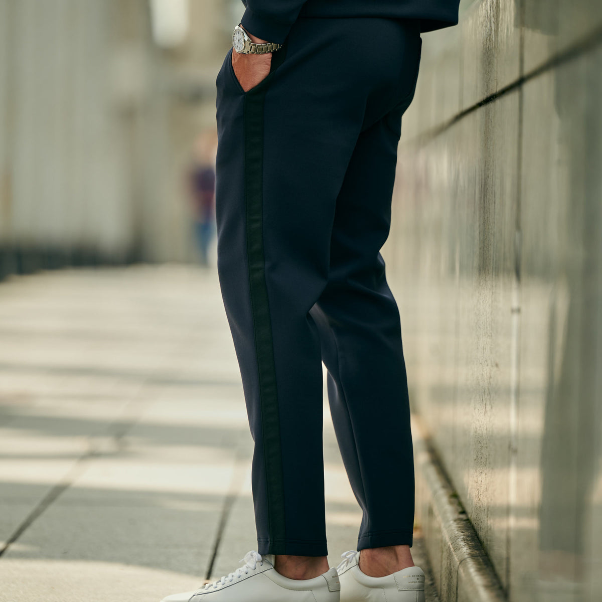 【今期モデル】サイドロゴパンツ ブラック サイズＬ ROOP TOKYO カーゴパンツ サイドラインカーゴパンツ レディース