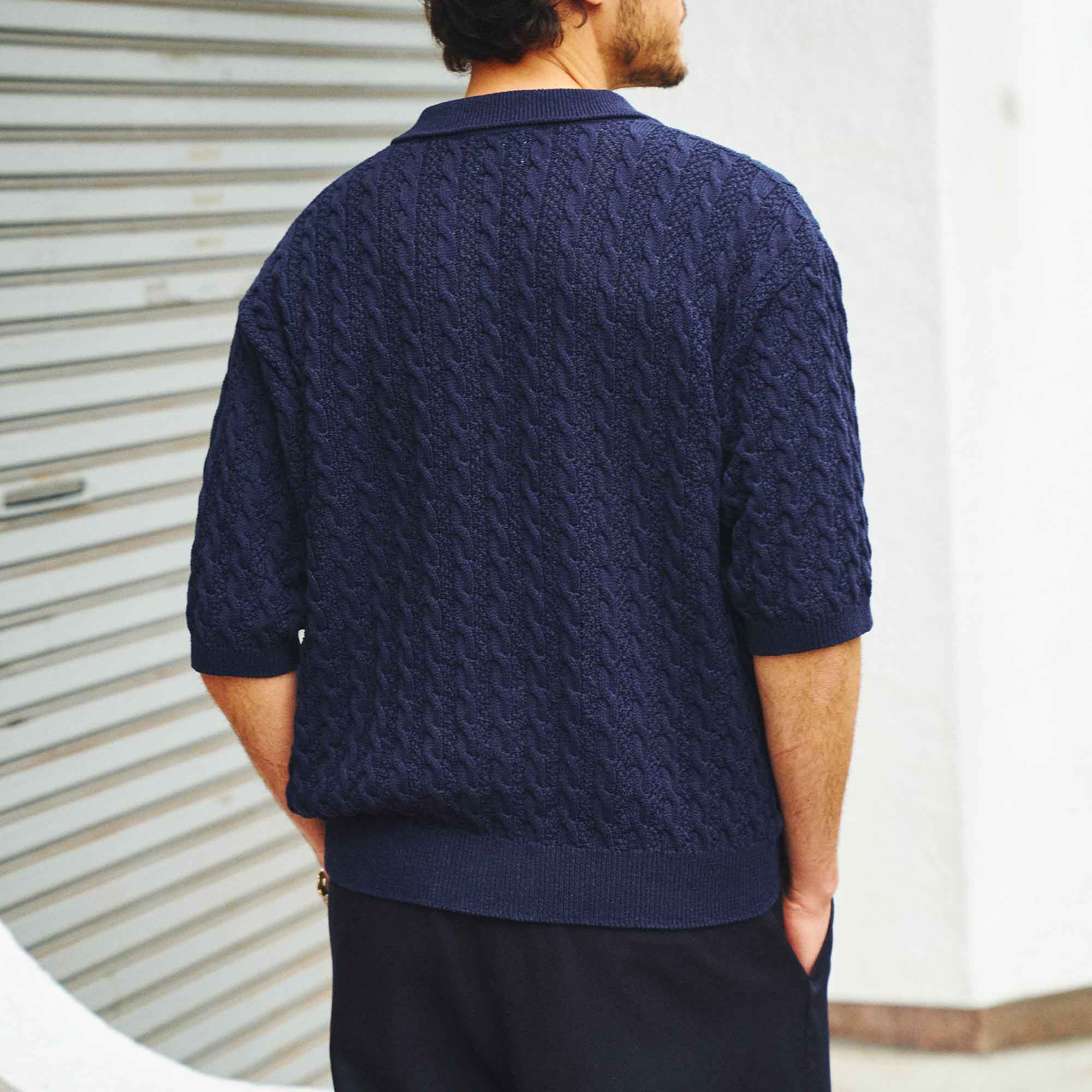 ケーブル鹿の子ニットポロ「CARTER」 – GENTLEMAN PROJECTS