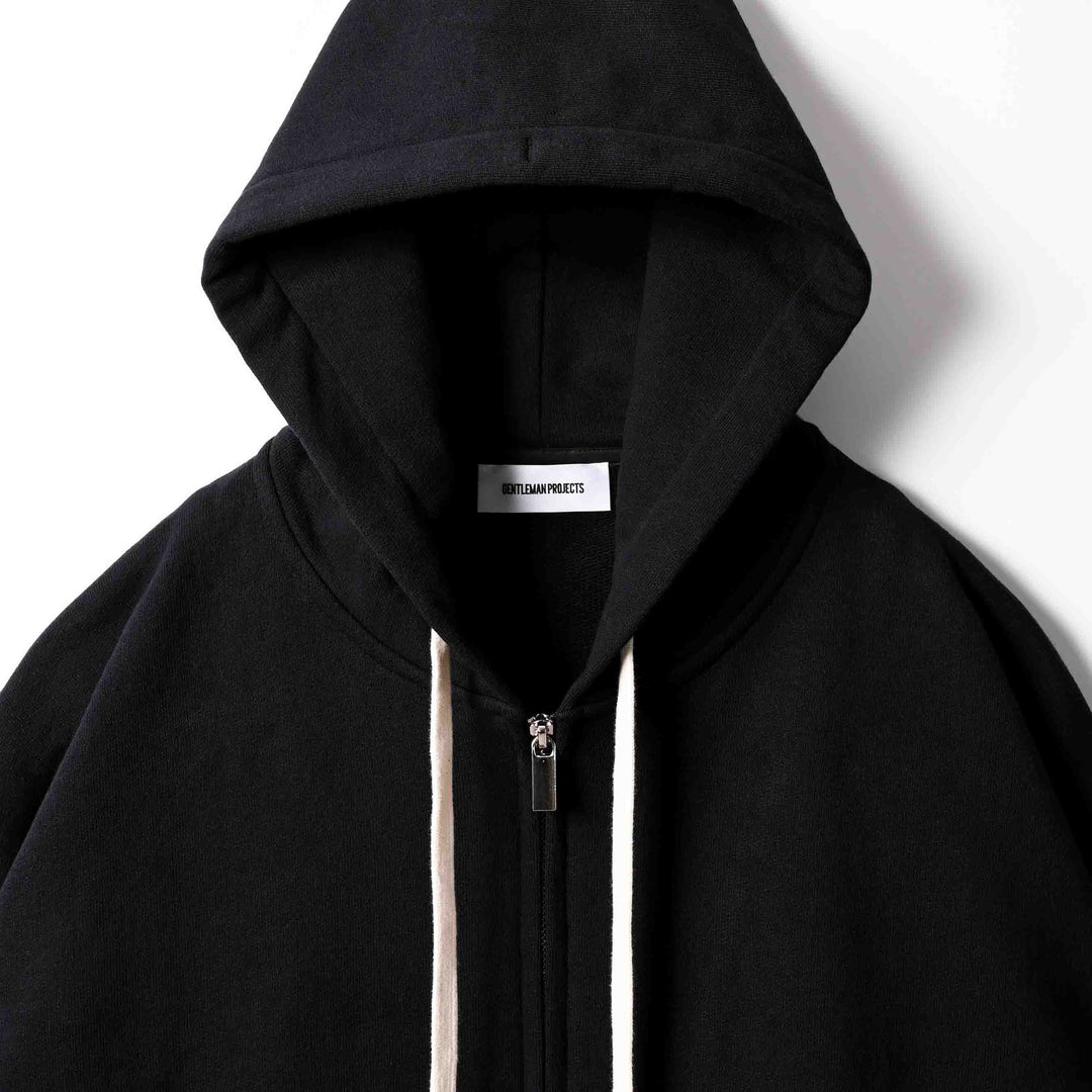 GSC「01 ZIP HOODIE」ブラック　物カット