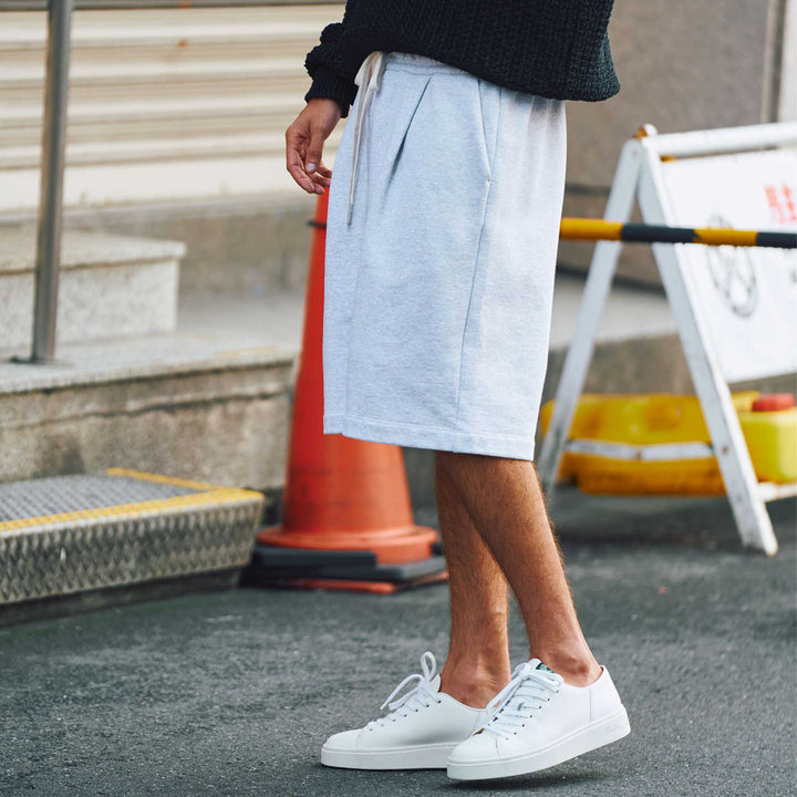 GSC「05 SWEATSHORT」モデル着用　サイド　