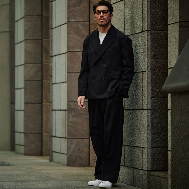 Easy wide slacks "ALIBI"