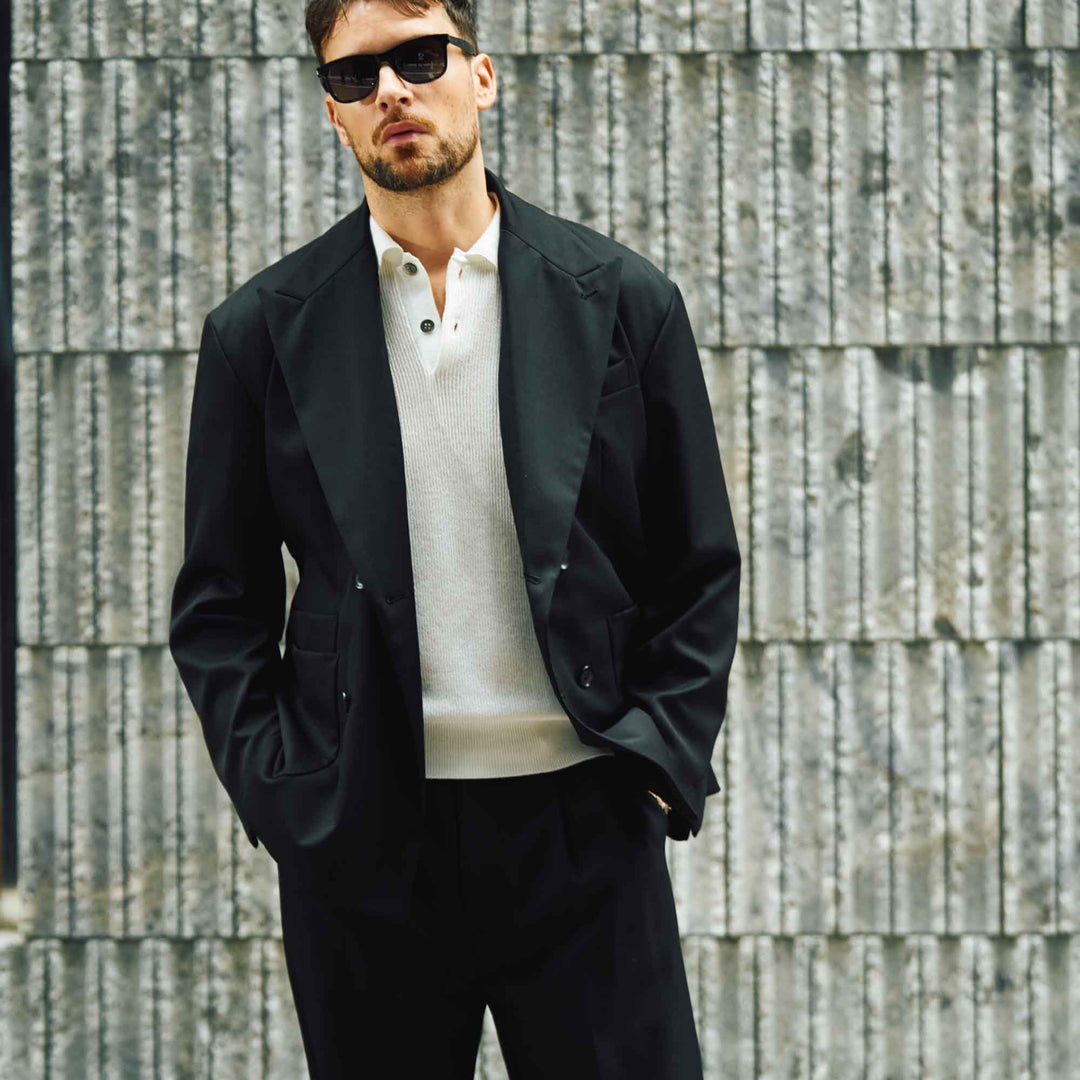 都会派モダンニット「DRY WOOSTER POLO」
