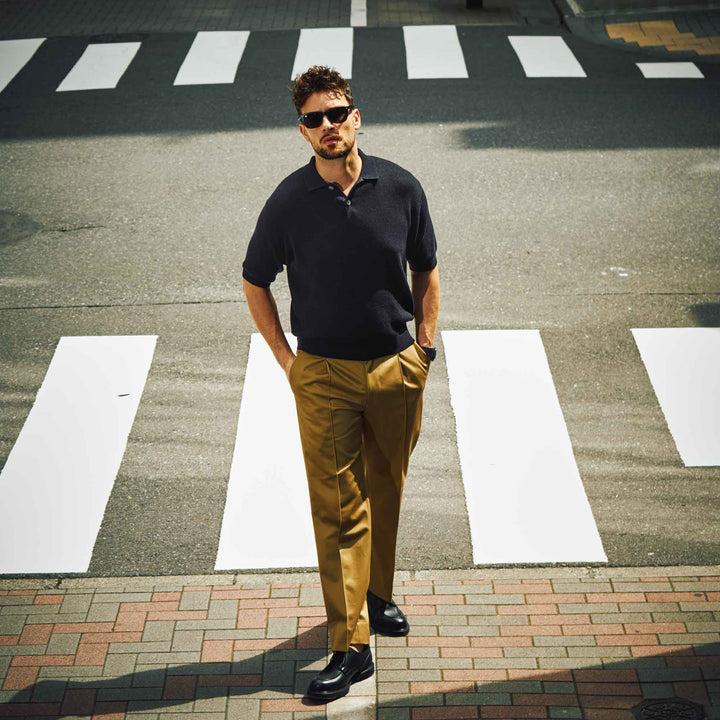 都会派モダンニット「DRY WOOSTER POLO」