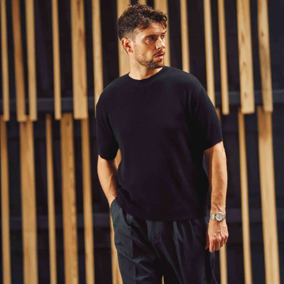 都会派モダンニット「DRY WOOSTER TEE」