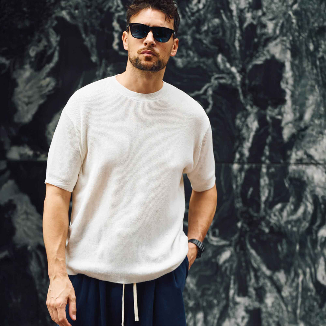 都会派モダンニット「DRY WOOSTER TEE」