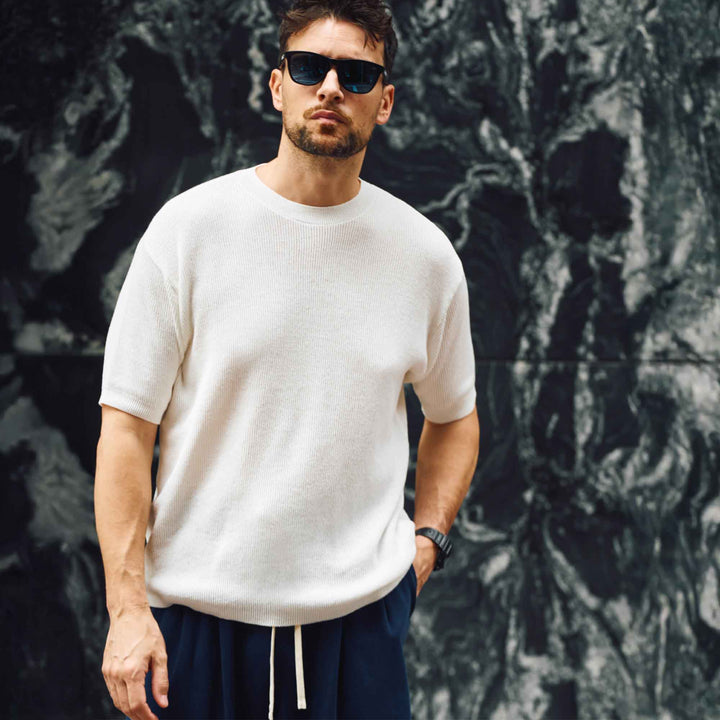 都会派モダンニット「DRY WOOSTER TEE」