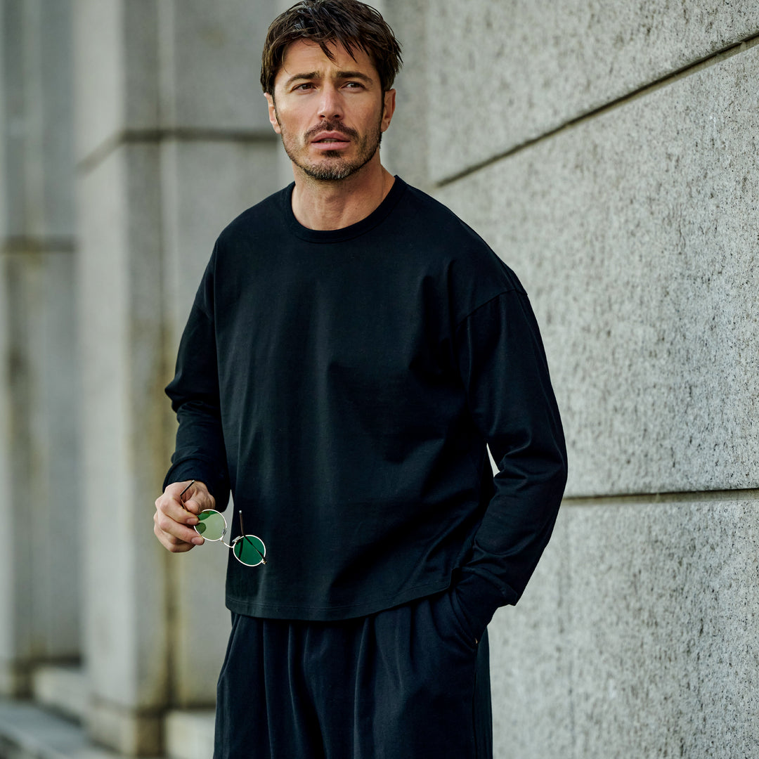 Sweat-Silhouette Tee "ENZO"