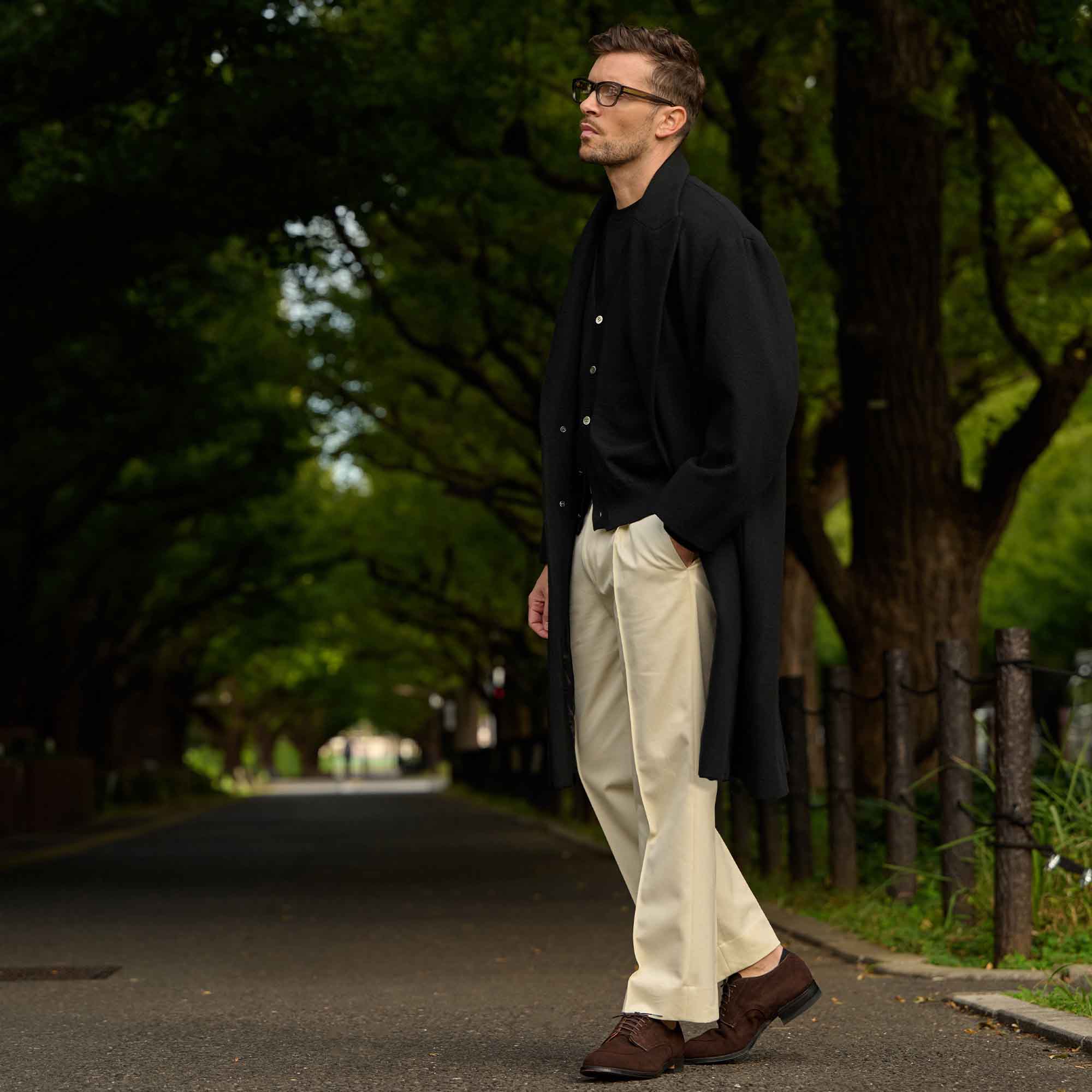 Long Chesterfield coat 