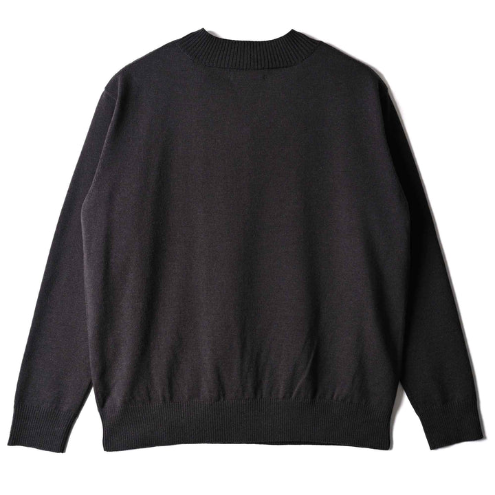 ワイドVネックセーター「BILL(ビル)」バック　物カット