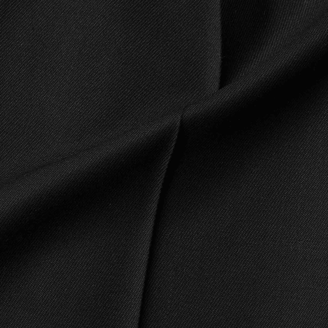 ６スタイルMIXスラックス「LIBRA TOKYO(リブラ トーキョー)」ブラック　生地寄り　ディテール