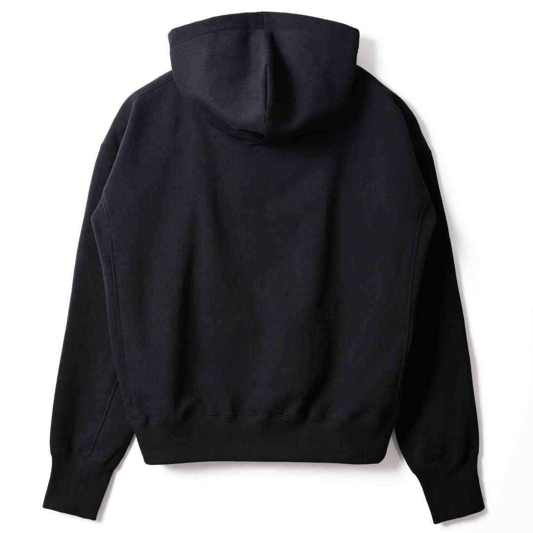 GSC「01 ZIP HOODIE」ブラック　バック　物カット