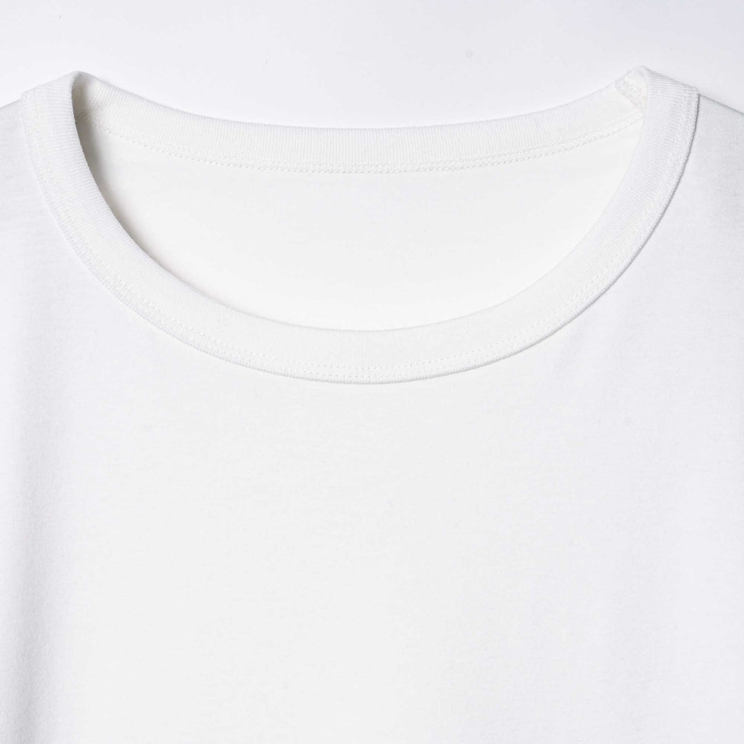 大人オーバーサイズTシャツ「BOX」襟　ディテールカット