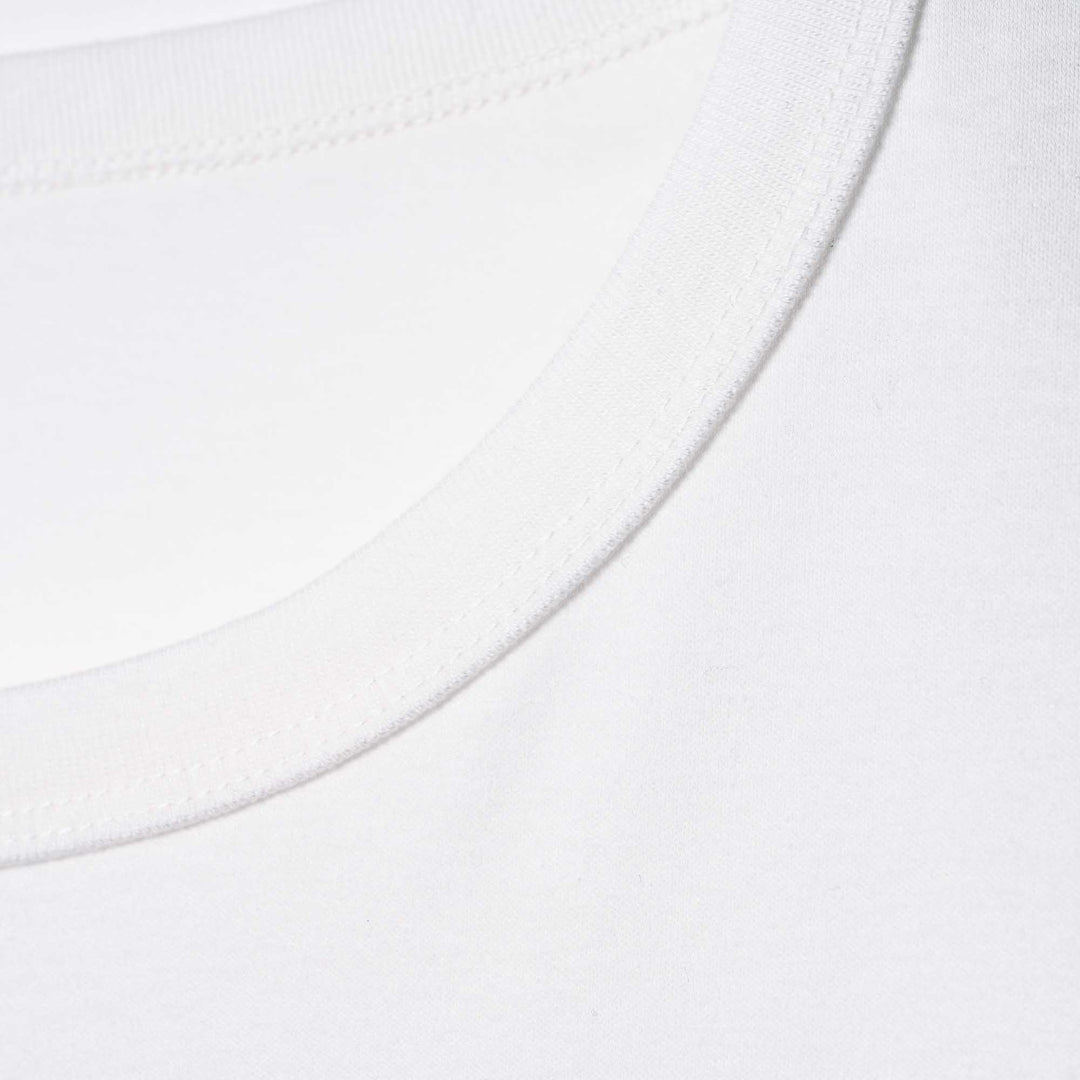 大人オーバーサイズTシャツ「BOX」襟　生地寄りディテールカット