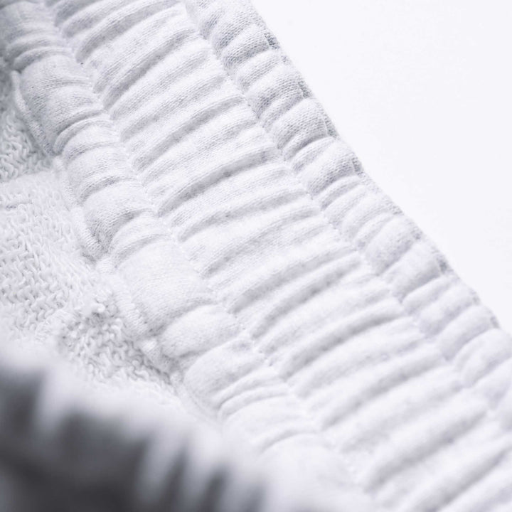 GSC「05 SWEATSHORT」グレー　ウエストゴム　ディテール