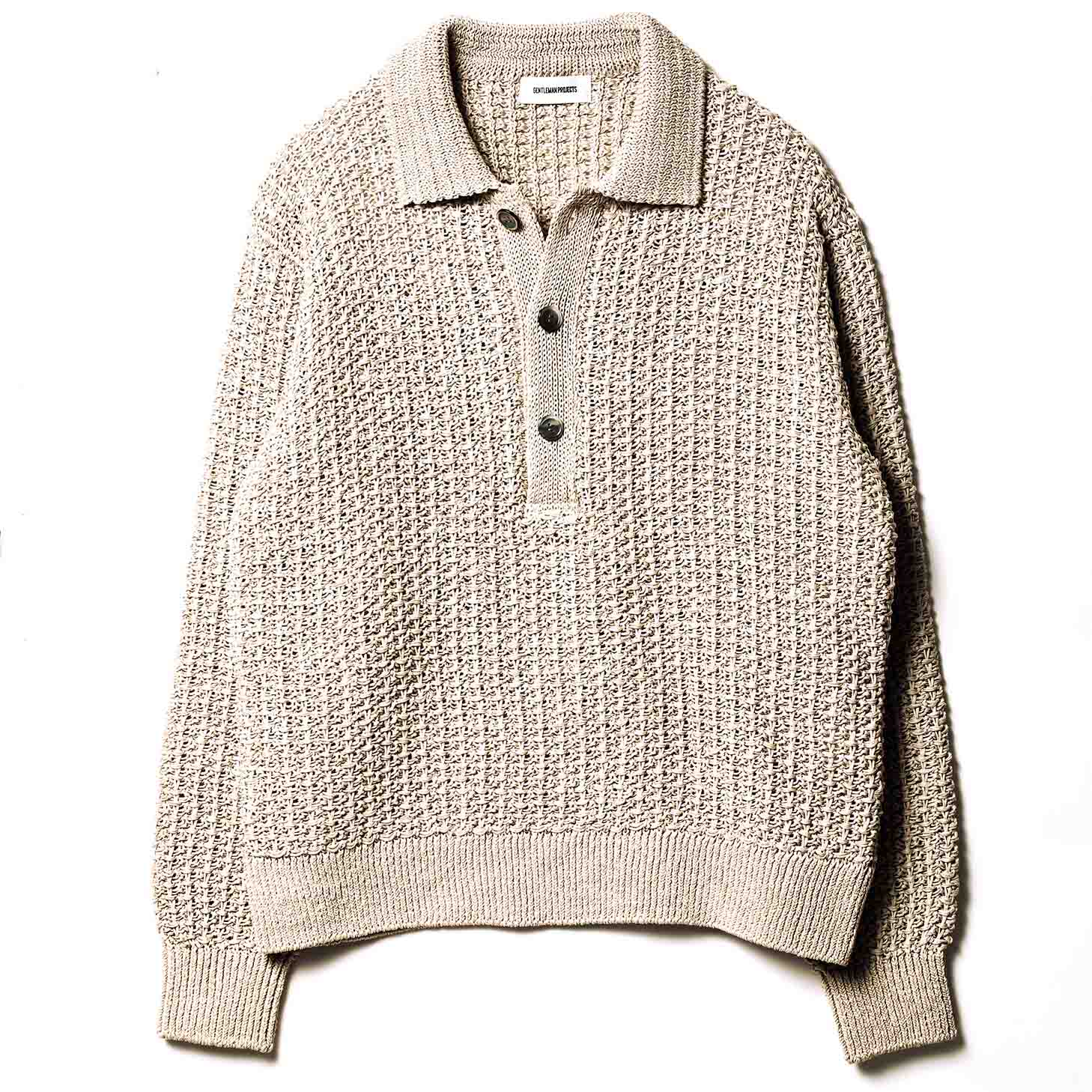ザク編みニットポロシャツ「SUKHNA(スクナ)」 – GENTLEMAN PROJECTS
