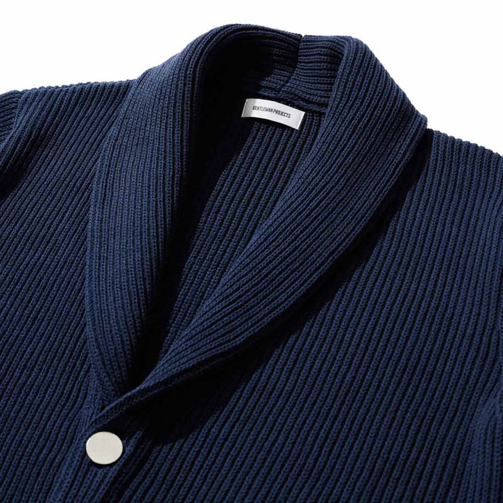 THE WOOSTER CARDIGAN　首元ディテールカット