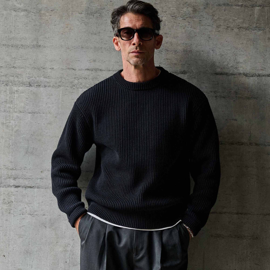 “俺たち”の都会派モダンニット「THE WOOSTER SWEATER(ザ ウースター セーター)」
