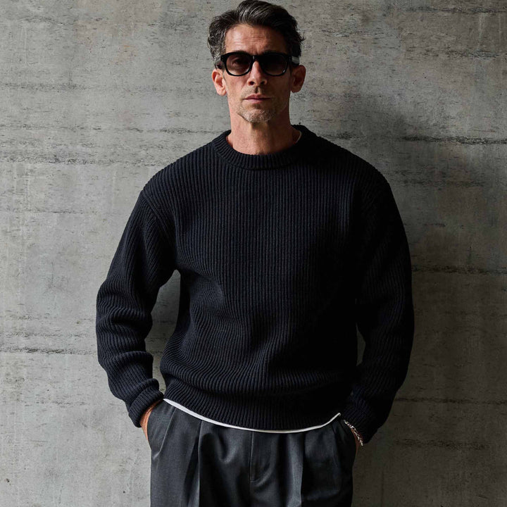“俺たち”の都会派モダンニット「THE WOOSTER SWEATER(ザ ウースター セーター)」