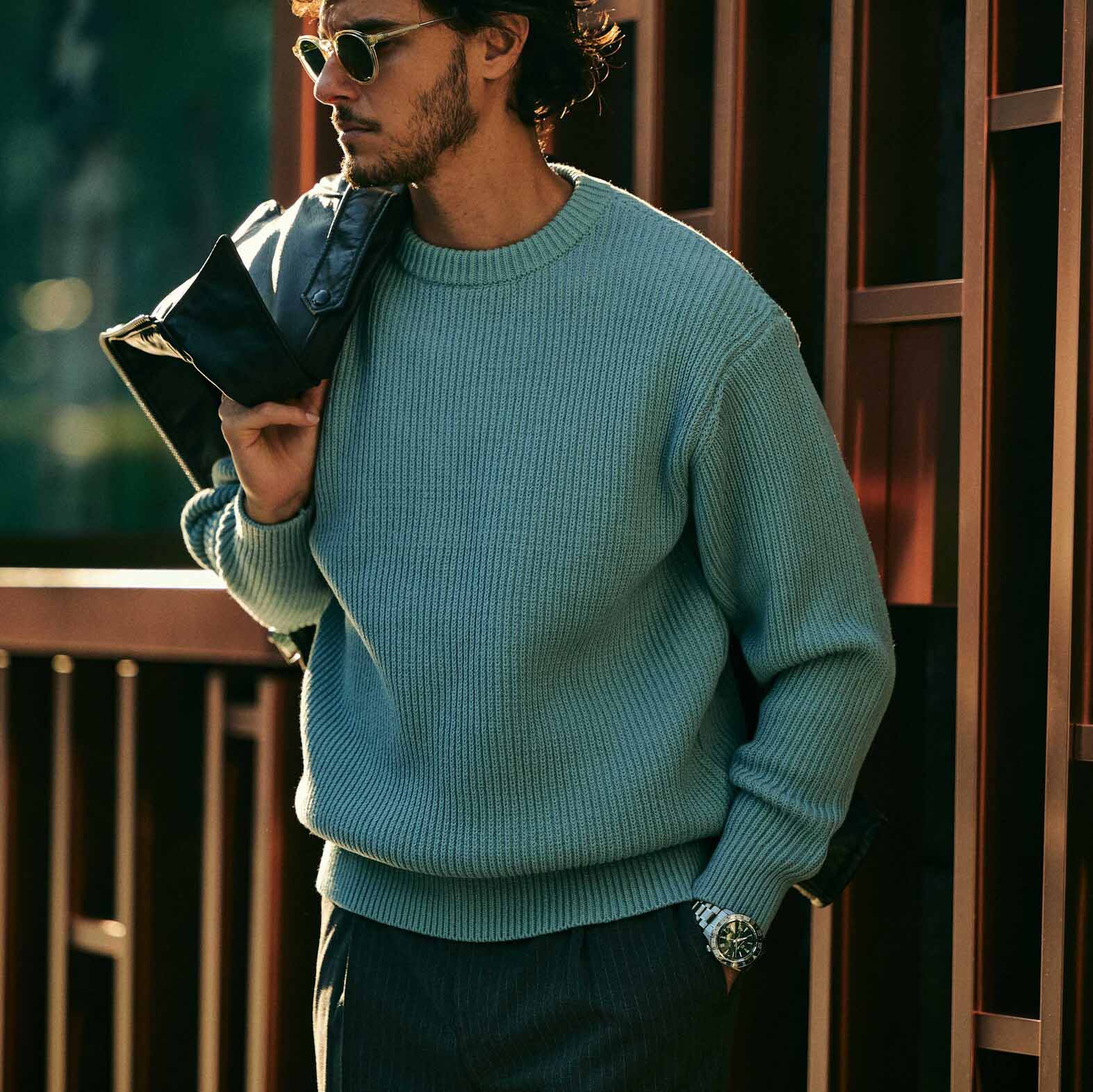 俺たち”の都会派モダンニット「THE WOOSTER SWEATER(ザ ウースター