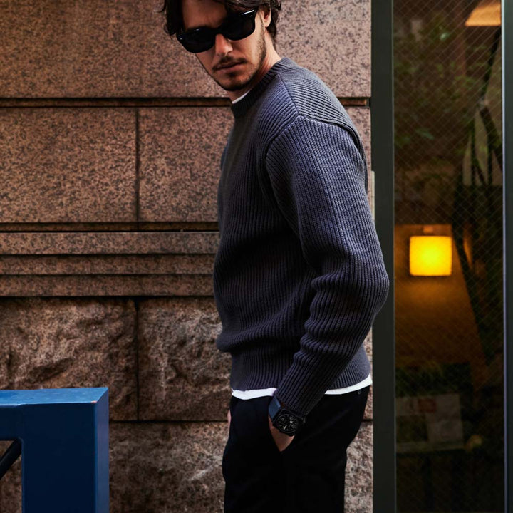 THE WOOSTER SWEATER　モデル着用カット