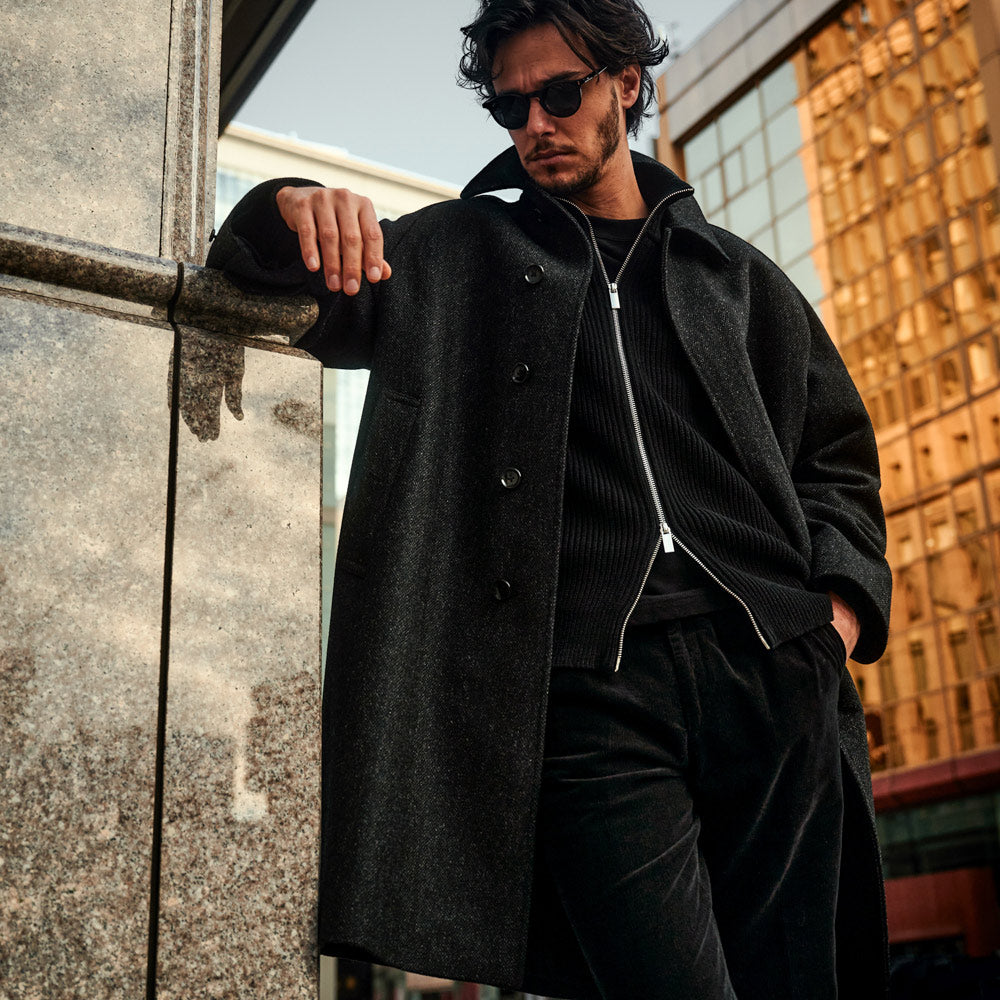 THE WOOSTER DRIVERS KNIT モデル着用カット