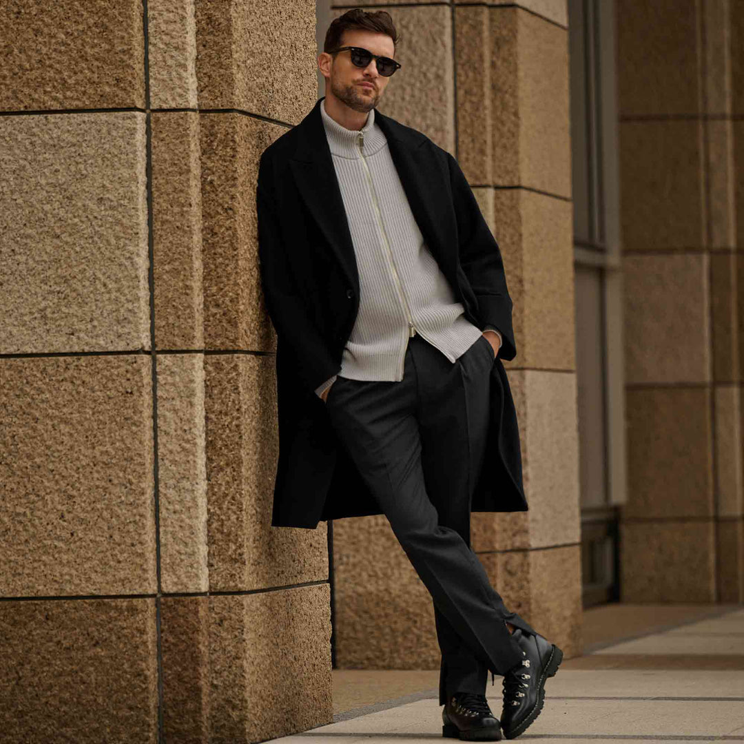 THE WOOSTER DRIVERS KNIT モデル着用カット