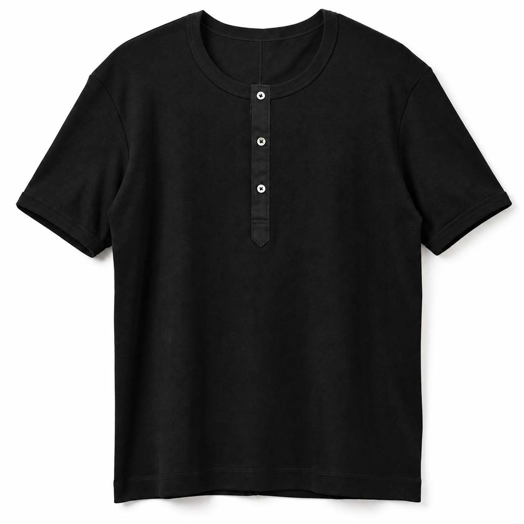 大人ヘンリーネックTシャツ「GAVIN」