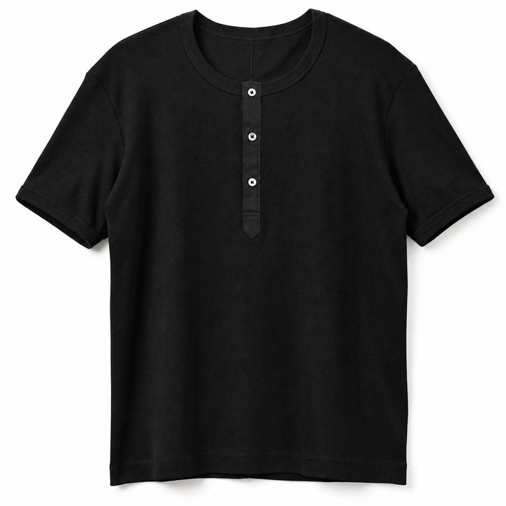 大人ヘンリーネックTシャツ「GAVIN」