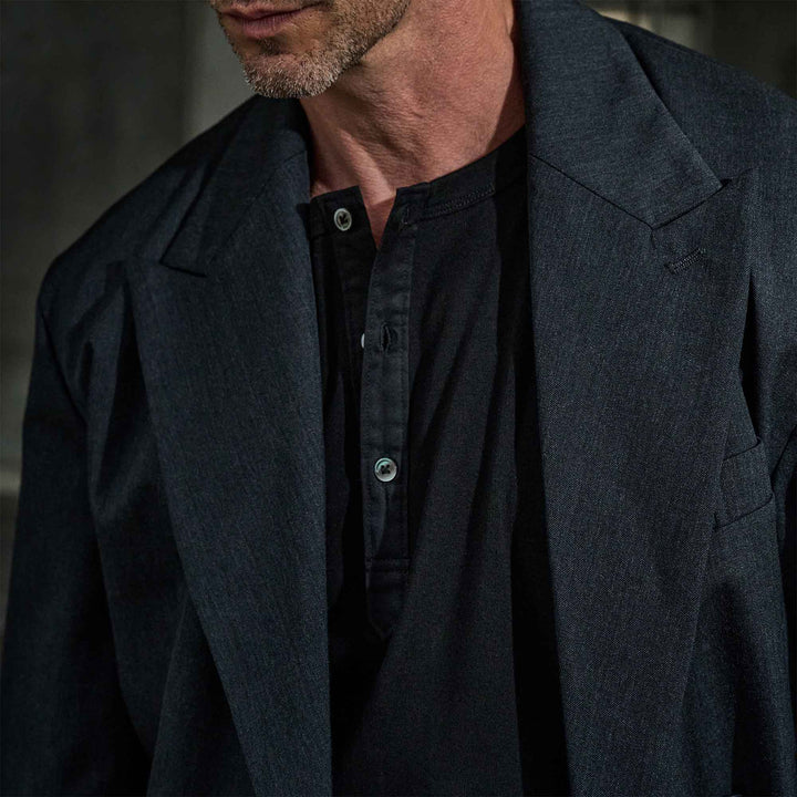 大人ヘンリーネックTシャツ「GAVIN」