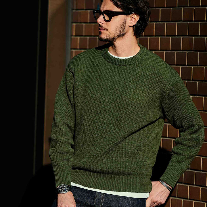 【SAMPLE SALE】“俺たち”の都会派モダンニット「THE WOOSTER SWEATER(ザ ウースター セーター)」