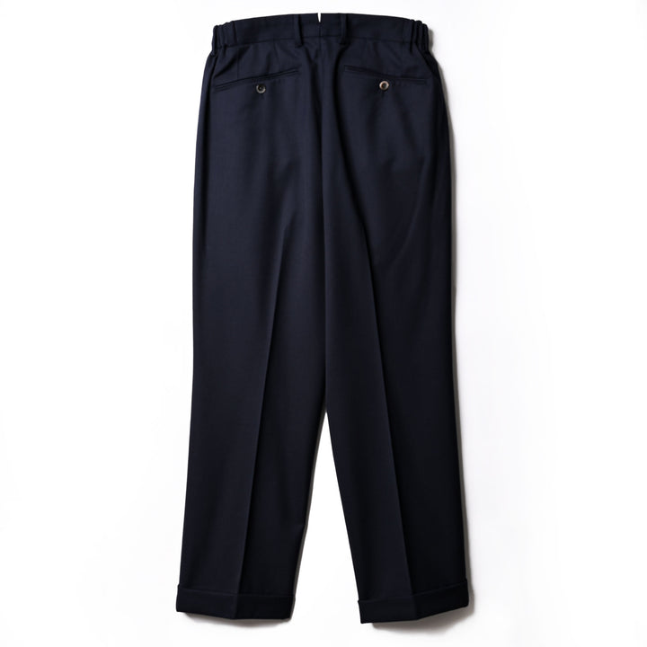 ６スタイルMIXスラックス「LIBRA TOKYO(リブラ トーキョー)」ネイビー　バック　物カット