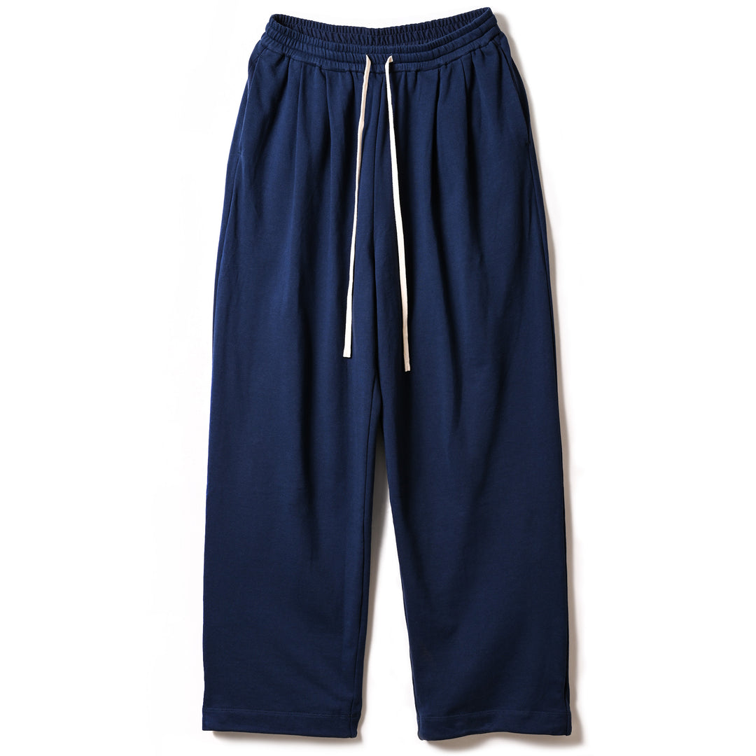 Mini fleece 2-pleat sweatpants "OWEN"
