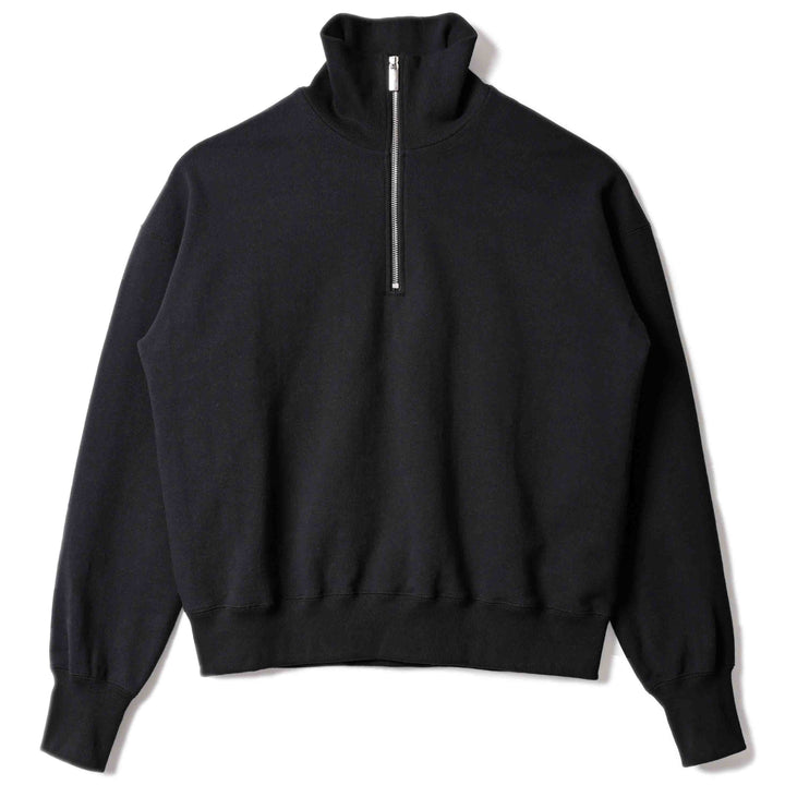 GSC「03 HALF ZIP」ブラック　フロント　物カット