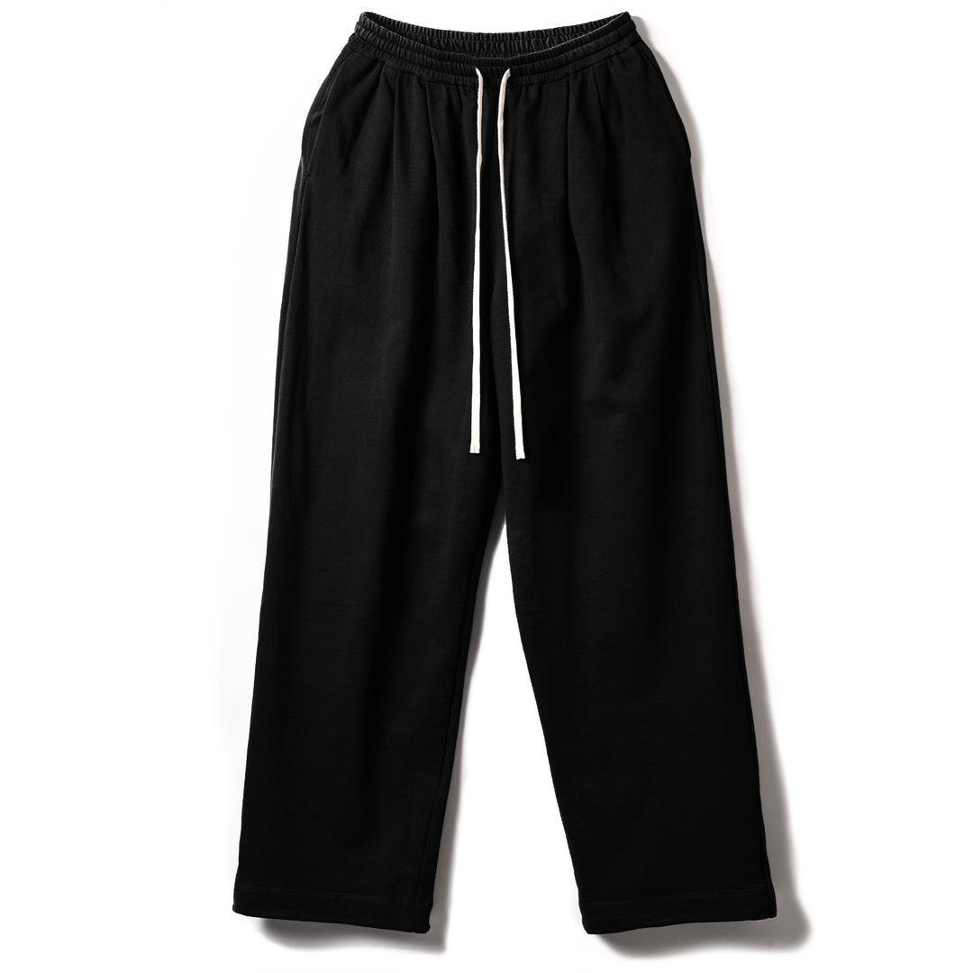 Mini fleece 2-pleat sweatpants "OWEN"