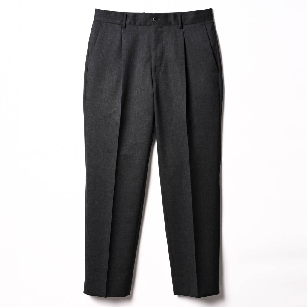 大人ON/OFF スラックス「LIBRA MILANO(リブラ ミラノ)」フロント　物カット