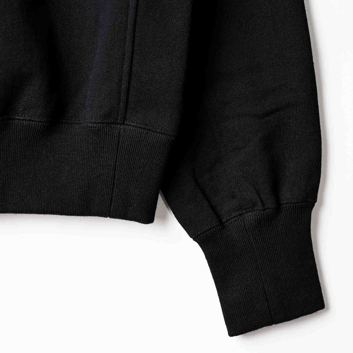 GSC「04 SWEATSHIRT」ブラック　袖　ディテール