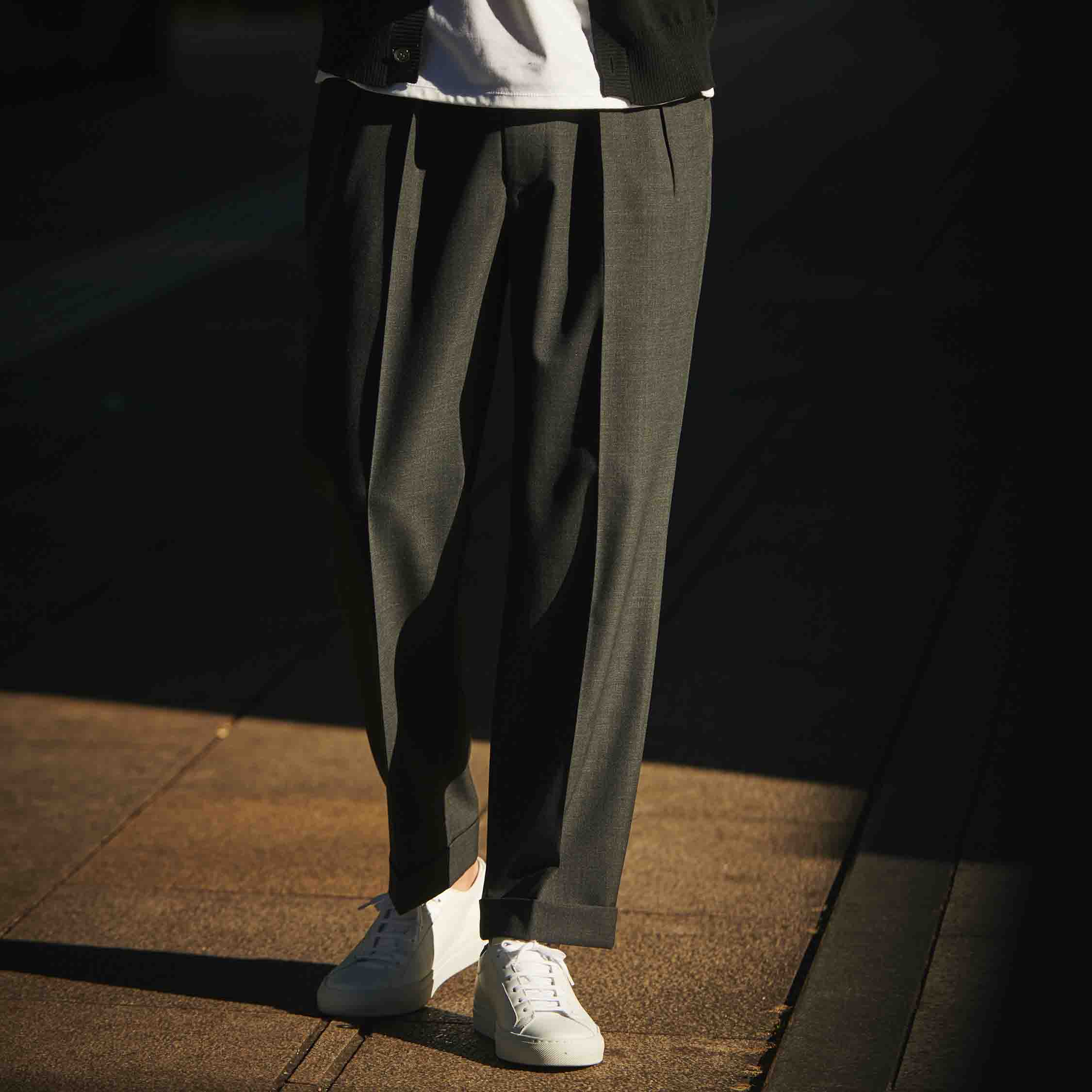 完売品「Libra(リブラ)」【GENTLEMAN BLACK】 - L 大人ON/OFF スラックス「LIBRA MILANO(リブラ ミラノ