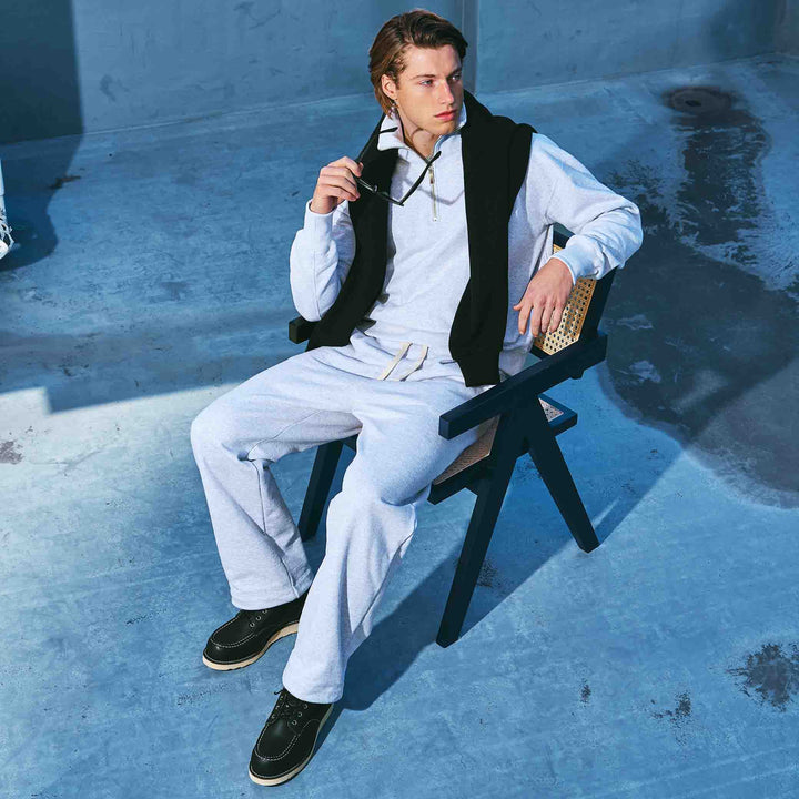 GSC「03 HALF ZIP」グレー　モデルカット