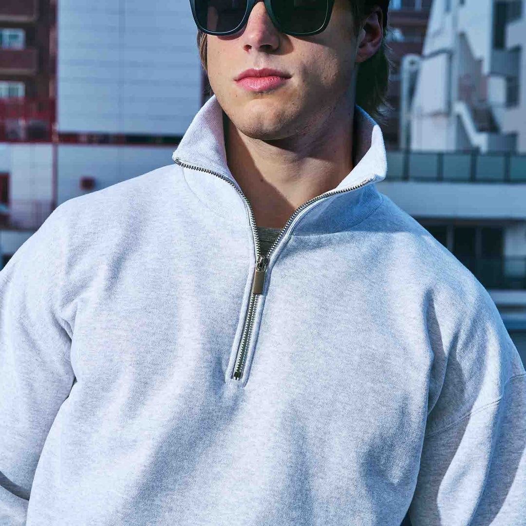 GSC「03 HALF ZIP」着用モデル　ディテール