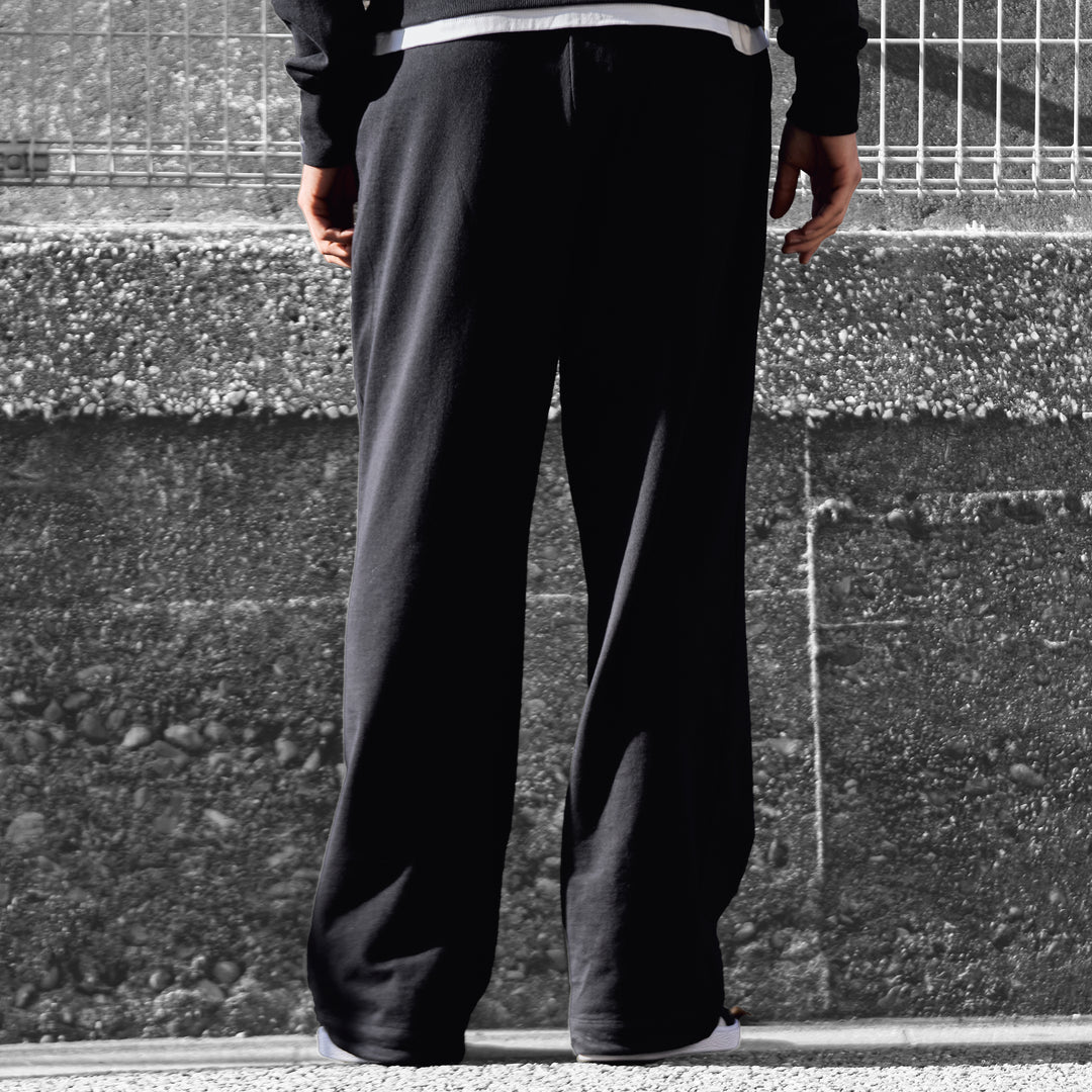 Mini fleece 2-pleat sweatpants "OWEN"