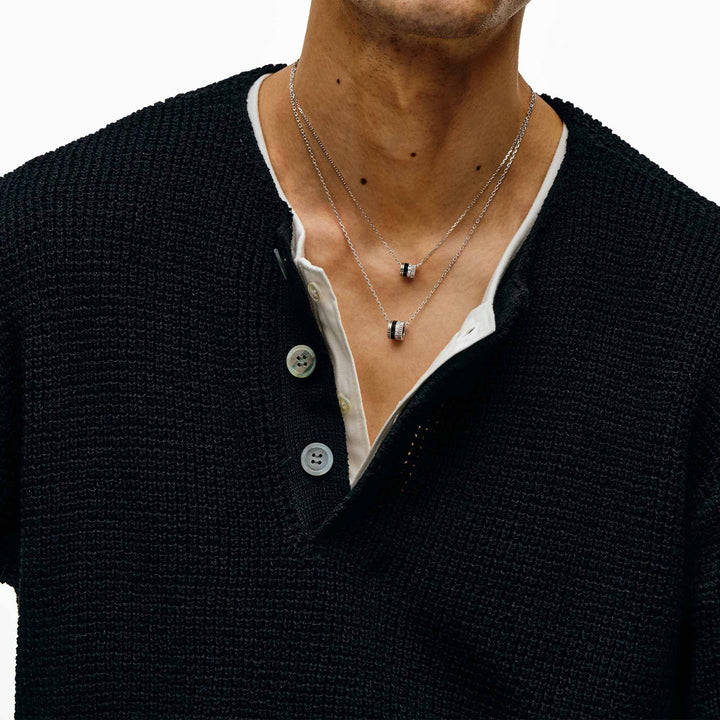 大人ヘンリーネックTシャツ「GAVIN」