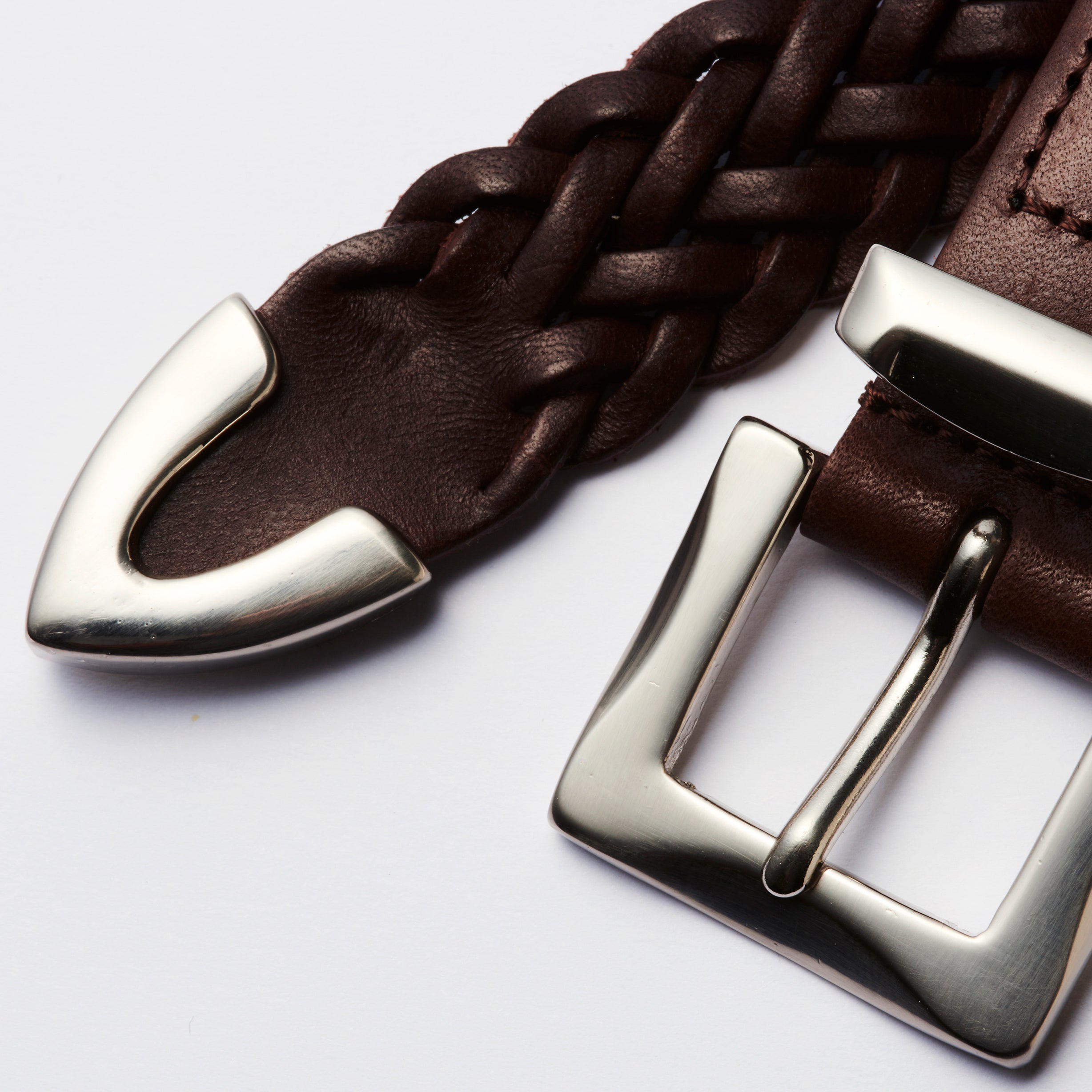  x Glenn Martens レザーベルト ボーンディテールベルト - ブラック - レディース | H&M JP